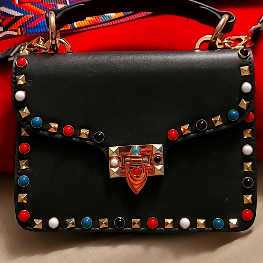 COPY - Studded Faux Leather Handbag